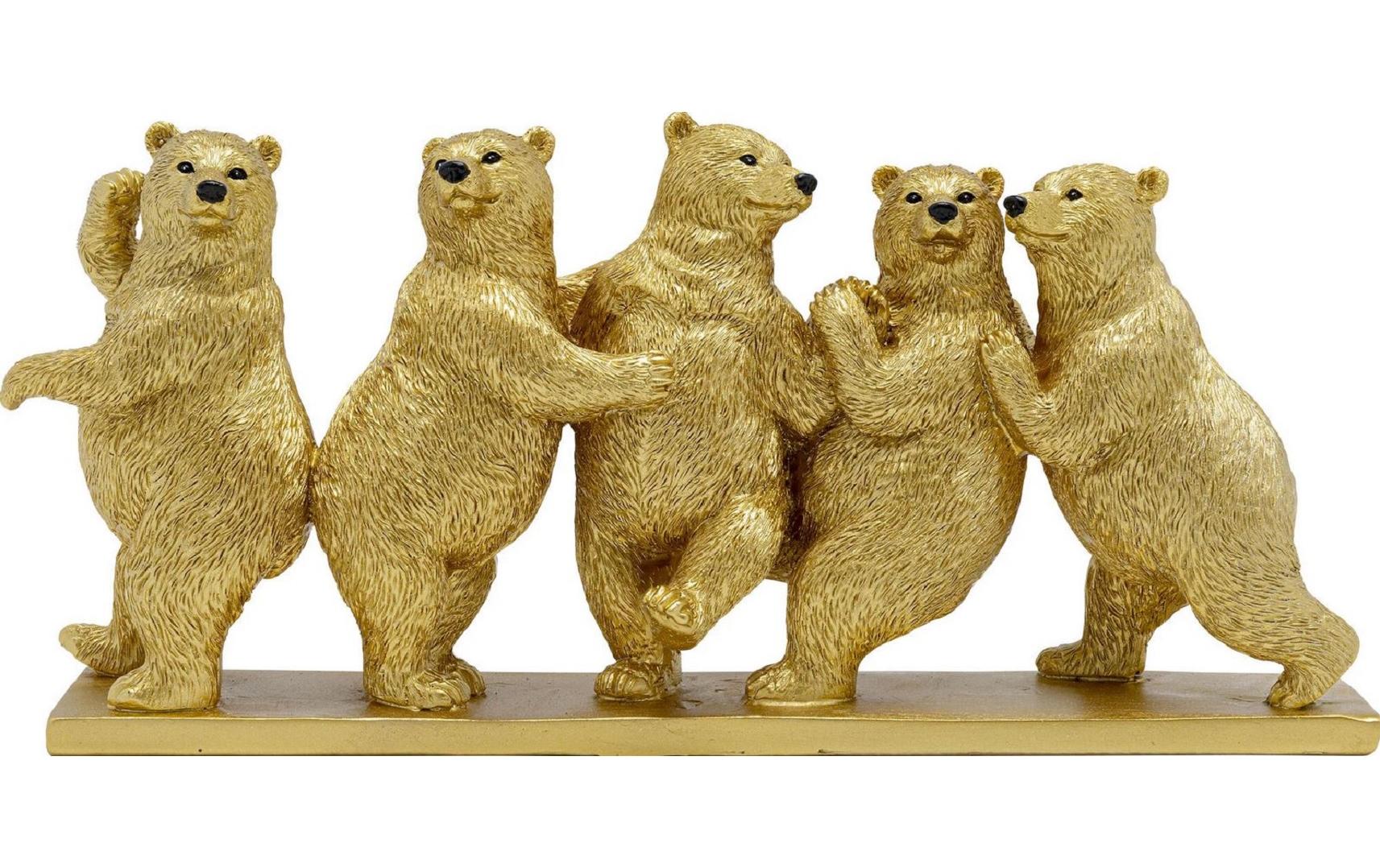 Kare Dekofigur Tipsy Dancing Bears Grösse: 8x30x14cm, Kunststoff
