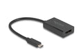 Delock Adapter DP Buchse zu USB-C Stecker DP Alt Mode, 4K mit PD 85W
