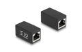 Delock Adapter RJ45 Buchse zu RJ45 Buchse Cat. 6 UTP, schwarz