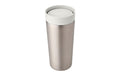 Brabantia Thermobecher Make & Take 0.36L Edelstahl, Light Grey, 6-8 Stunden heiss