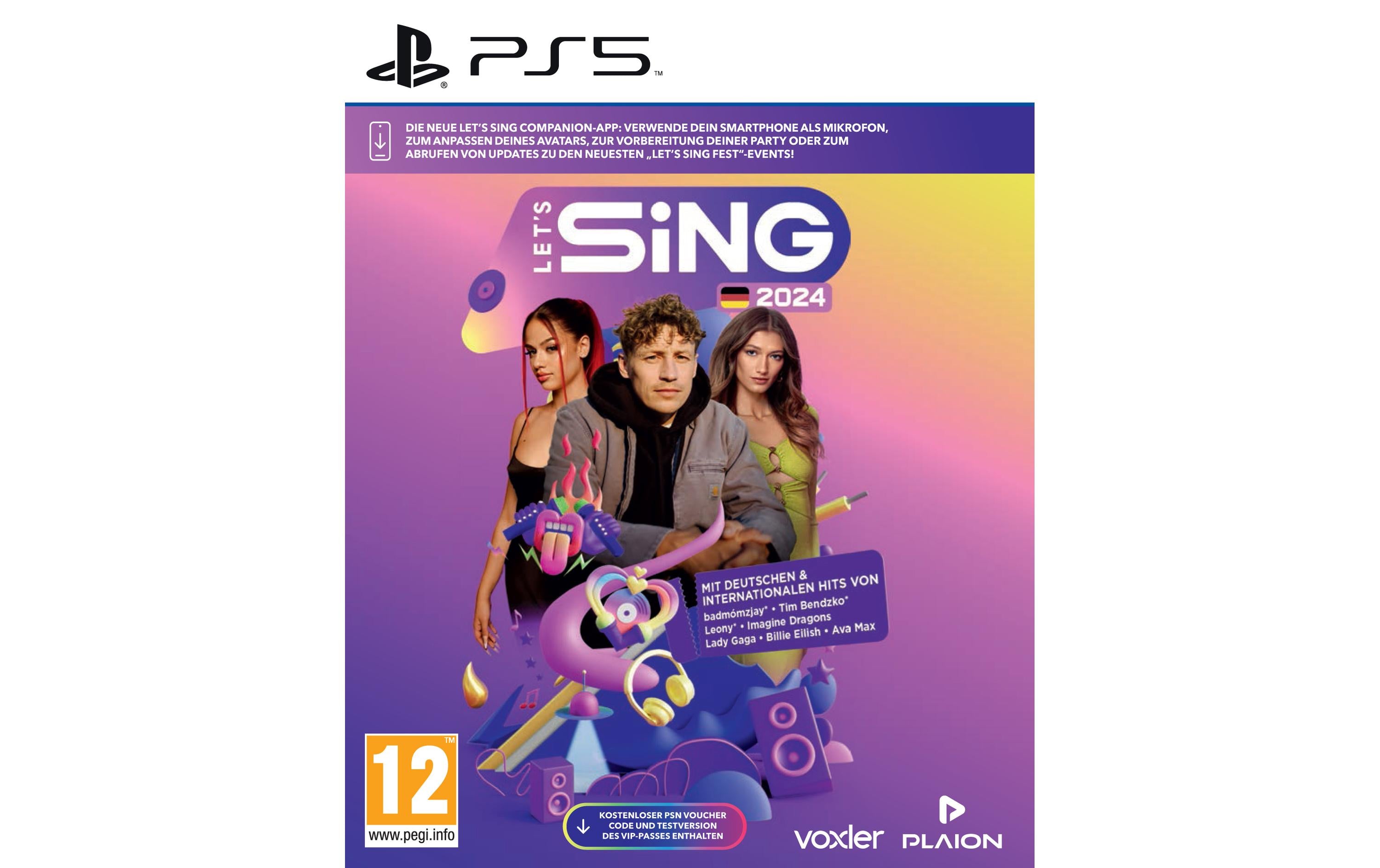 Let's Sing 2024, PS5 Alter: 12+, German Version