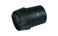 Fixadapter sw CH-D T12 auf SCHUKO IP20 3-polig schwarz