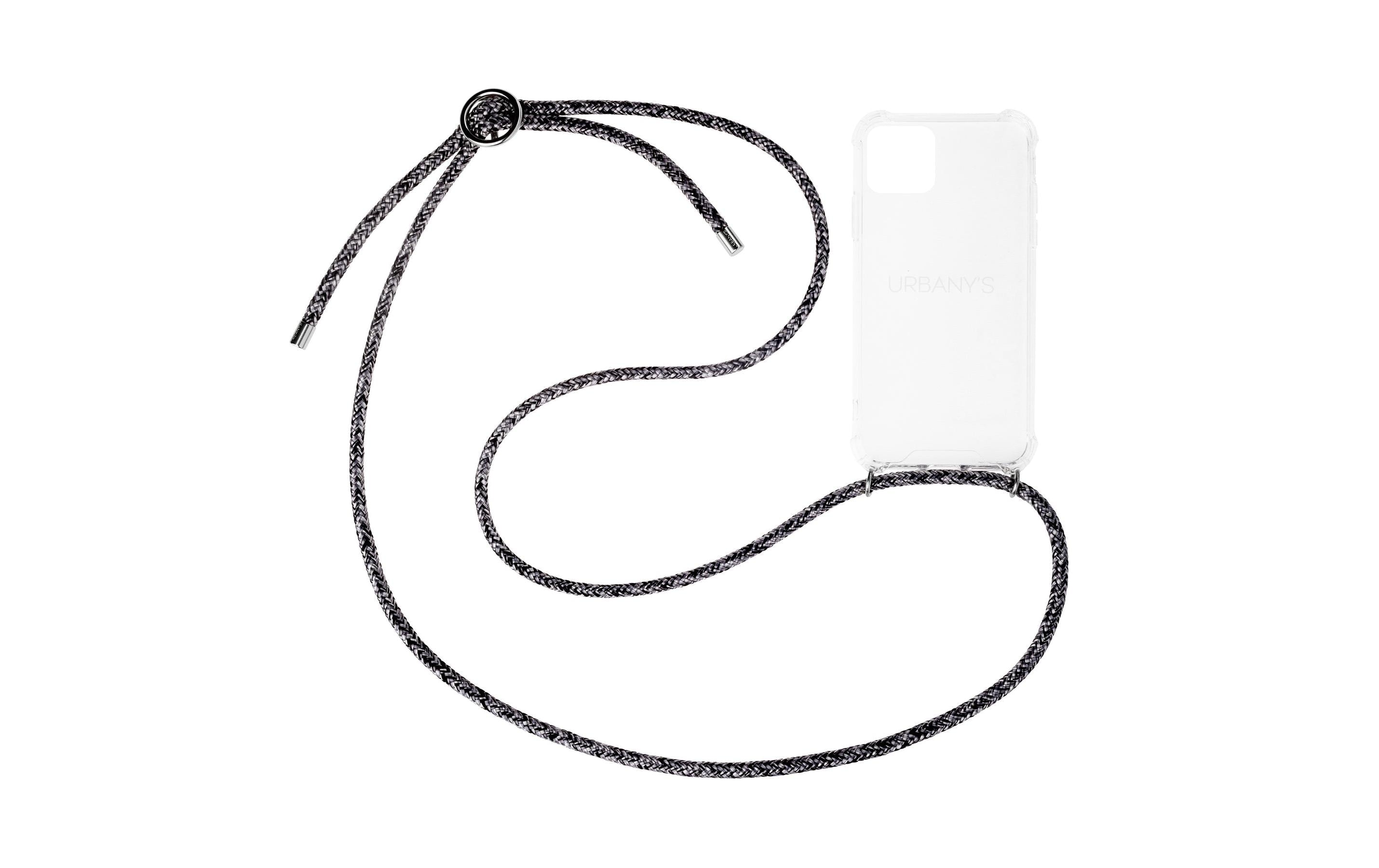 Urbany's Necklace Case Flashy Silver iPhone 15 Pro Max