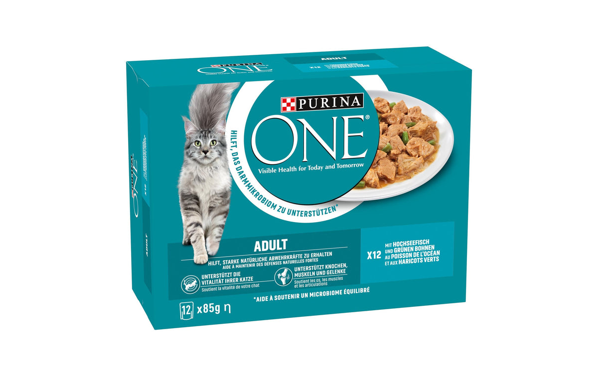 Purina One Nassfutter Adult Hochseefisch 12x85 g