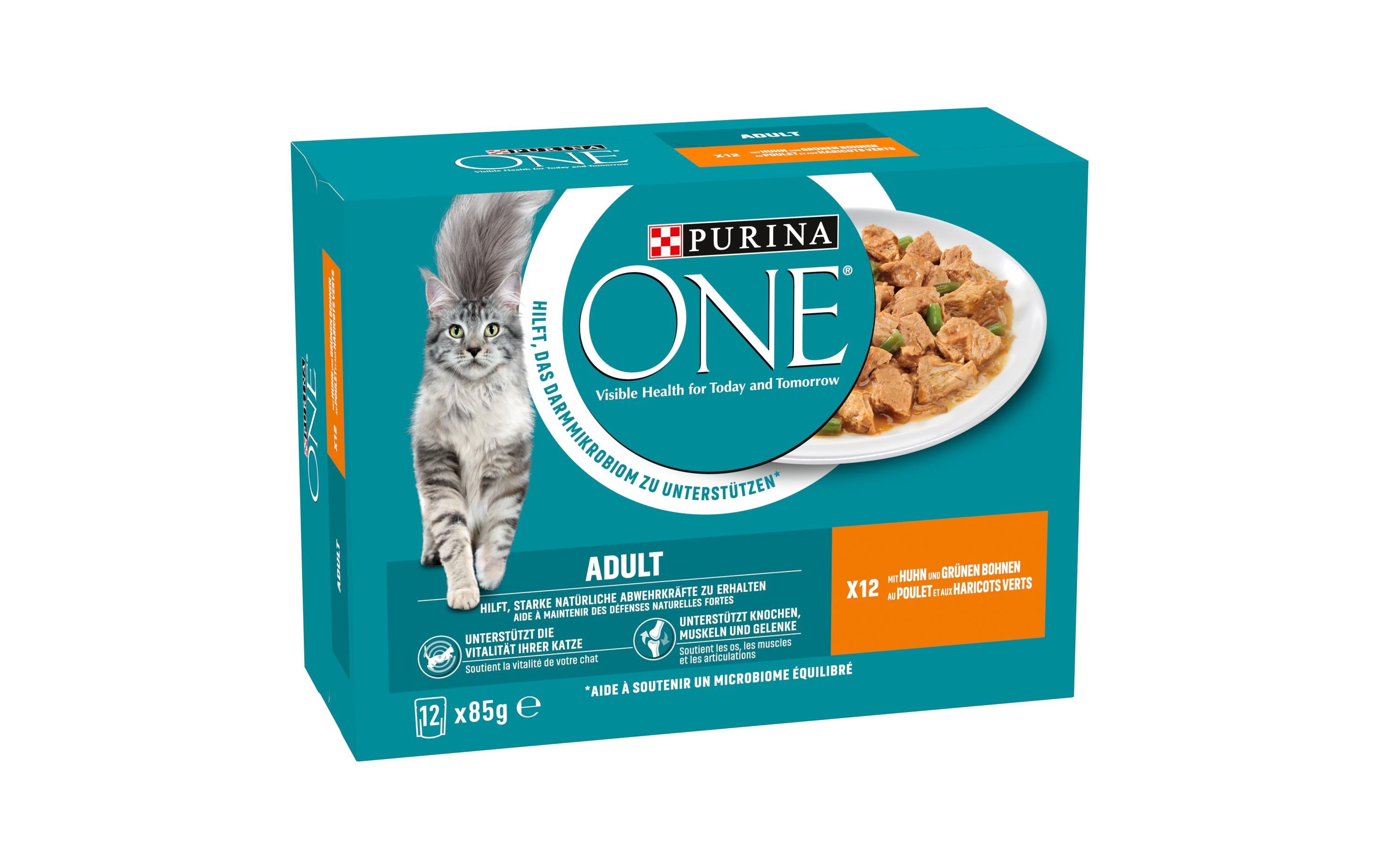 Purina One Nassfutter Adult Huhn 12x85 g