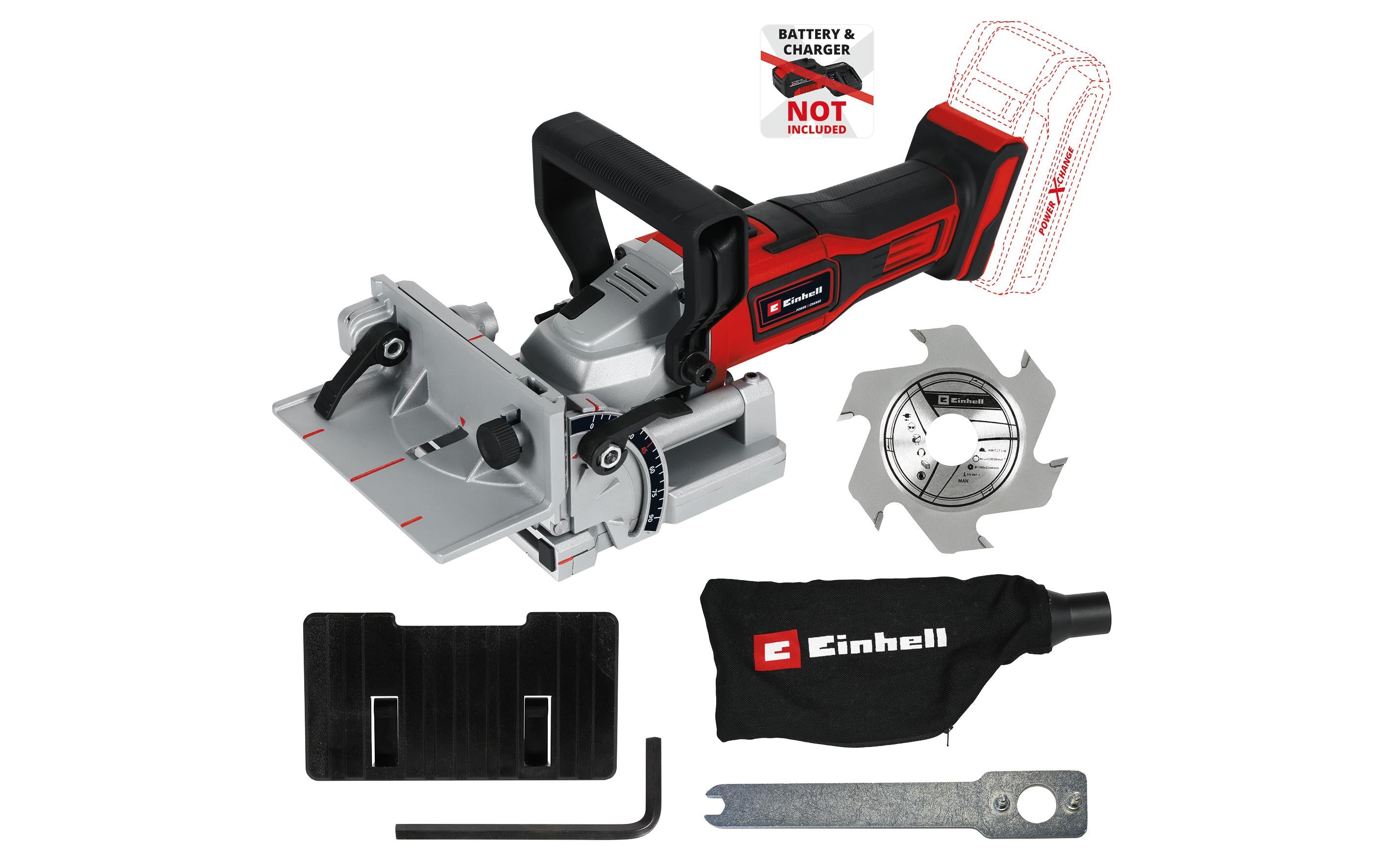 Einhell Akku-Flachdübelfräse TE-BJ 18 Li So ohne Akku und Ladegerät