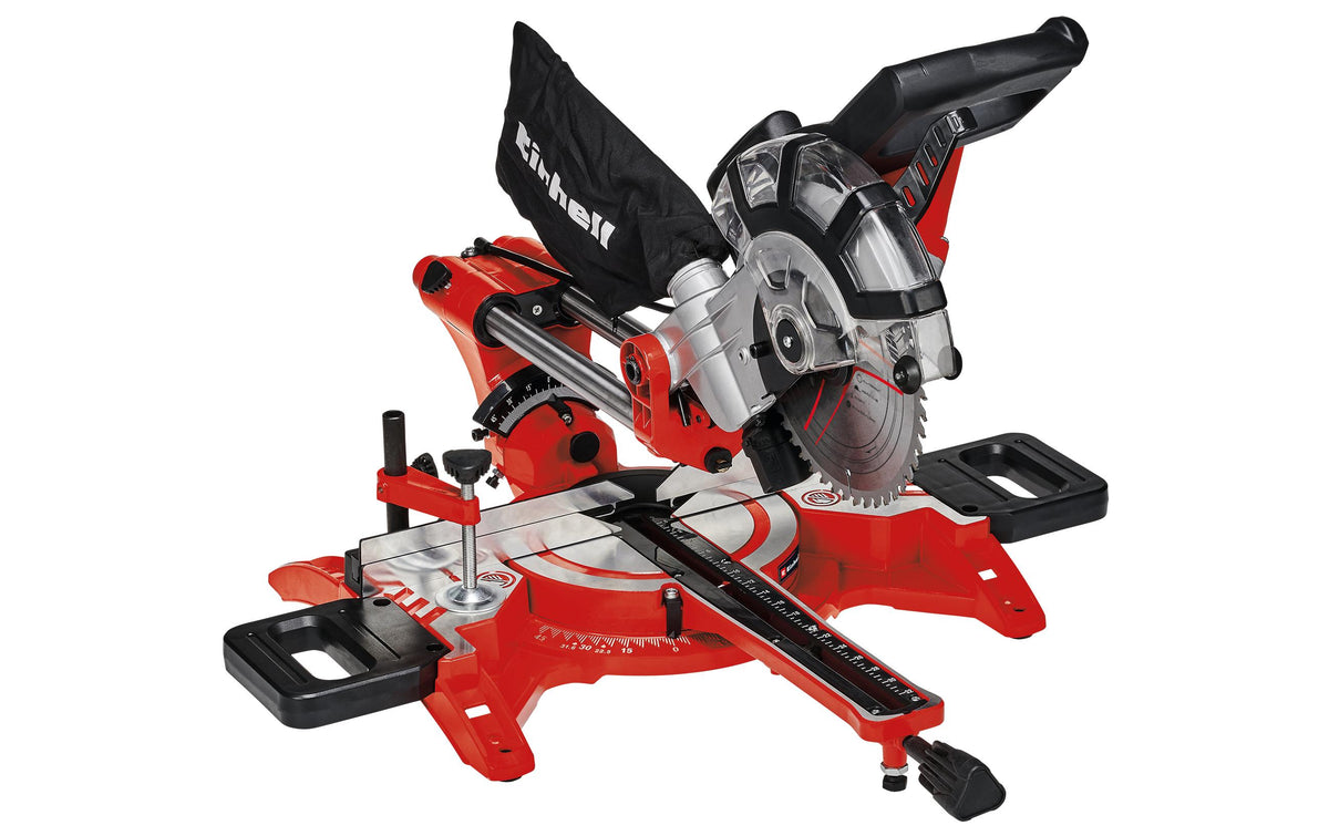 Einhell Z-Kapp-Gehrungssäge TC-SM 2131/1 D Sägekopf nach links und rechts neigbar