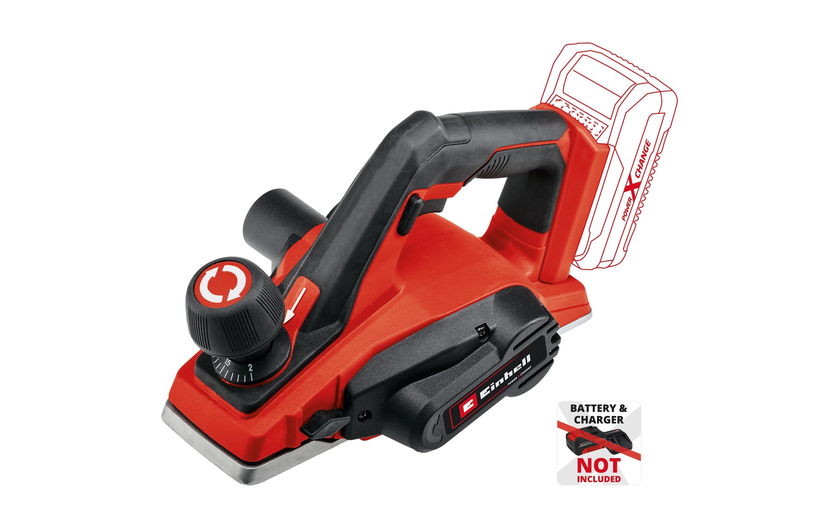 Einhell Akku-Hobel TE-PL 18/82 Li - Solo Ohne Akku und Ladegerät