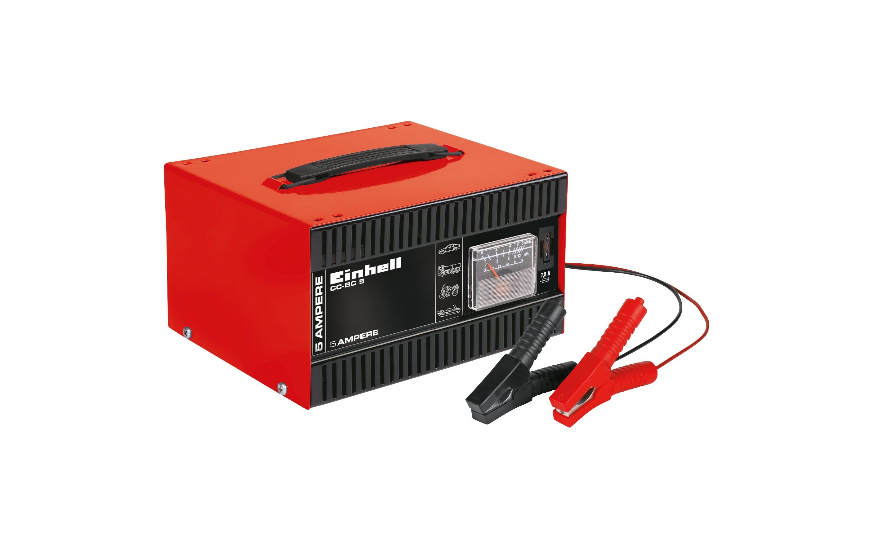 Einhell Automatik-Batterie-Ladegerät Ladestrom 3.5 / 5 A