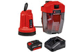 Einhell Klarwasserpumpe GE-SP 18 LL Li Kit mit Akku und Ladegerät 1x 4.0Ah