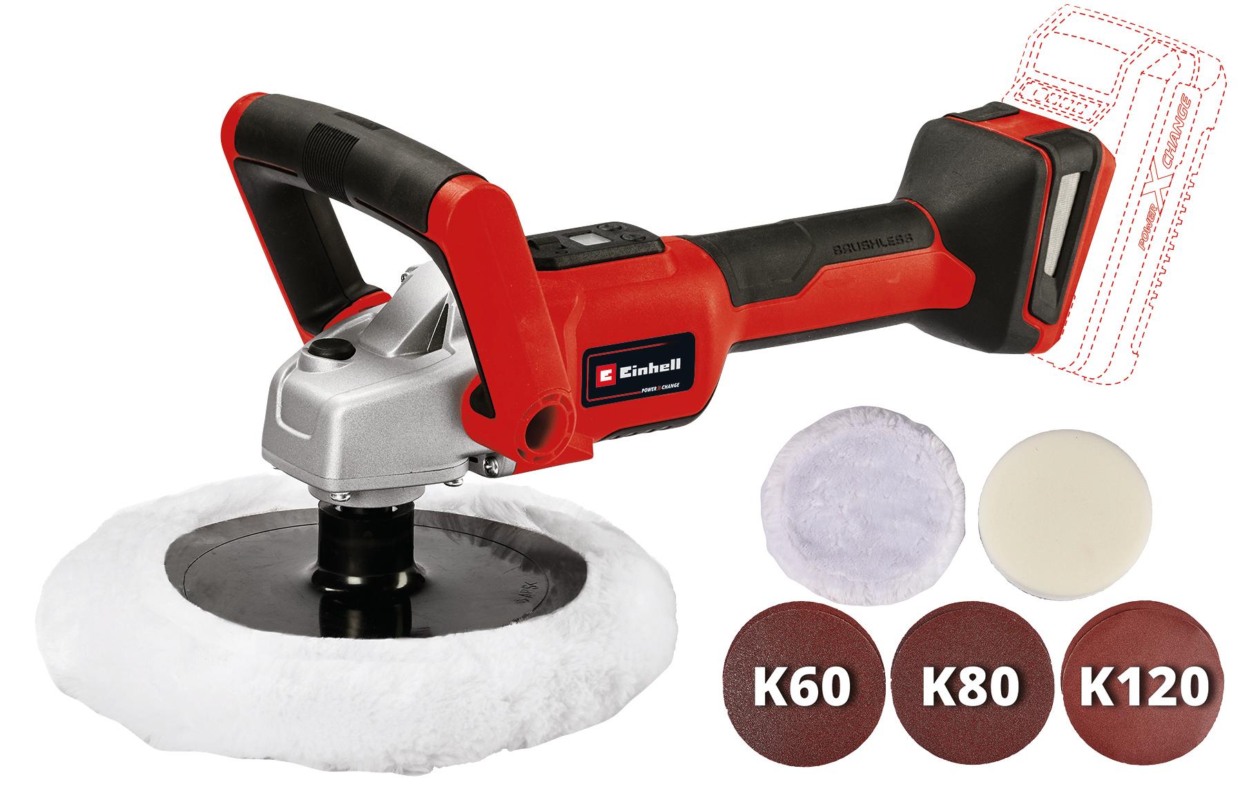 Einhell Akku-Autopoliermaschine CE-CP 18/180 Li E-Solo