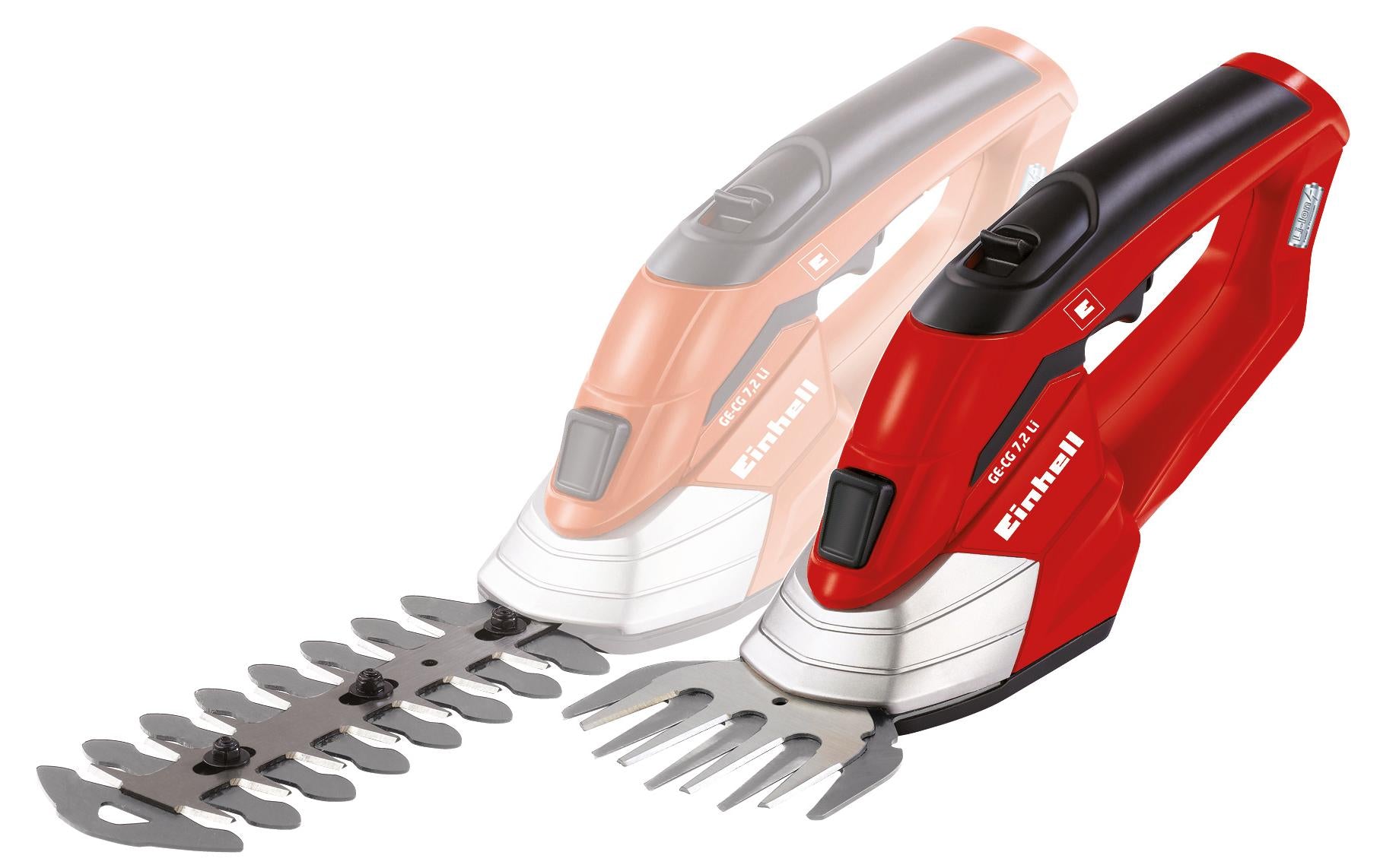 Einhell Akku-Strauchschere GE-CG 7.2 Li Grasschneideblatt und Strauchscherenmesser