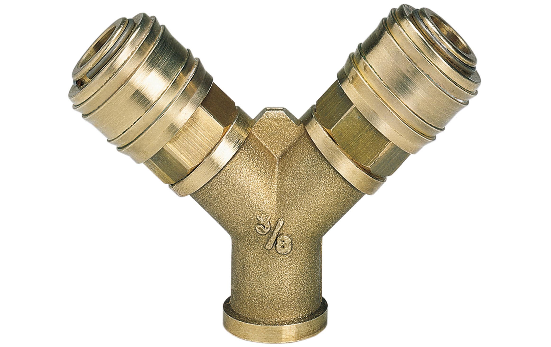 Einhell Verteiler 2 Schnellkupplung R3/8"IG