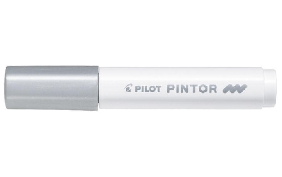 Pilot Pintor Medium metallic silber