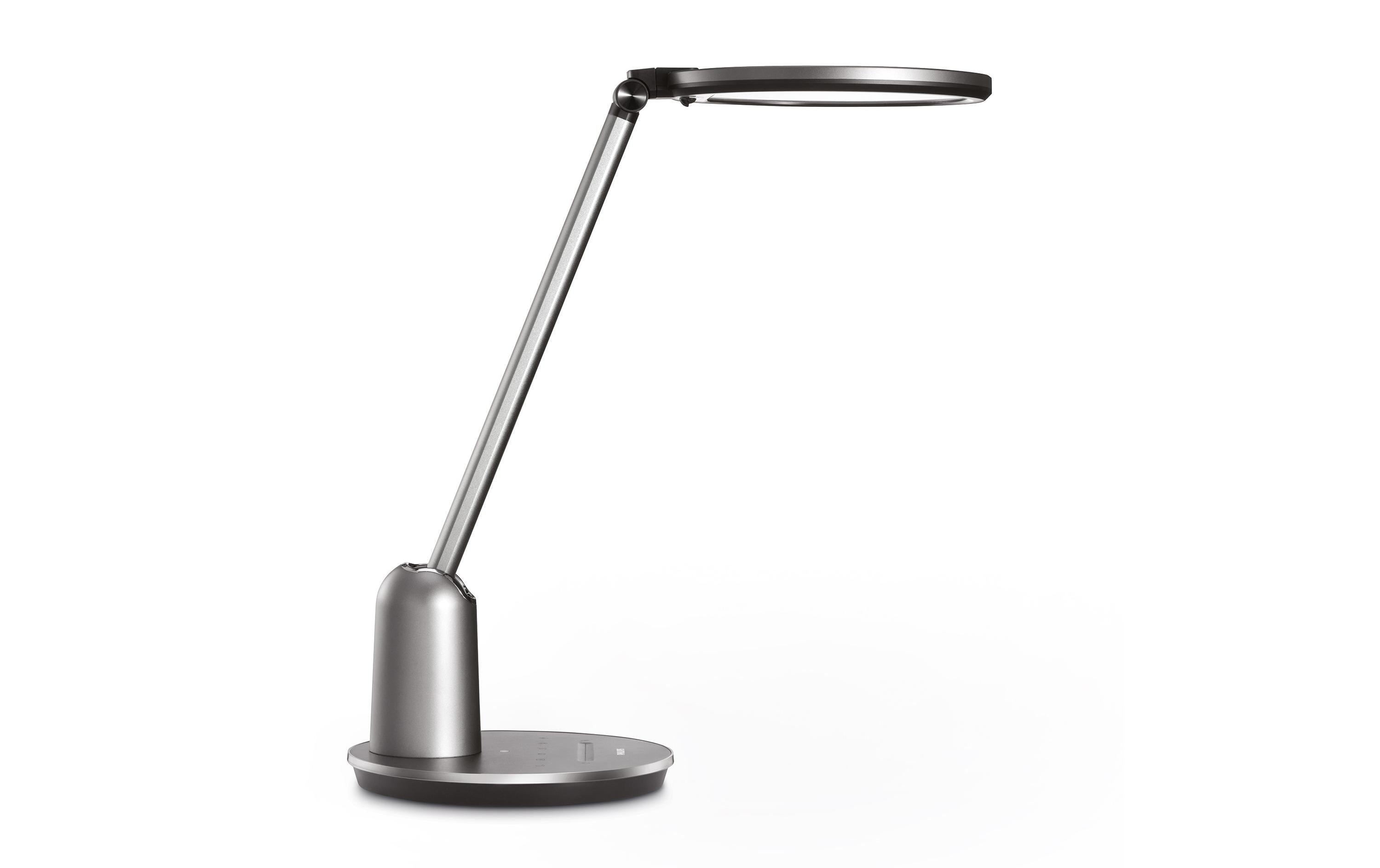 Philips LED Schreibtischleuchte Einstein 14W, 3000K-5500K, weiss