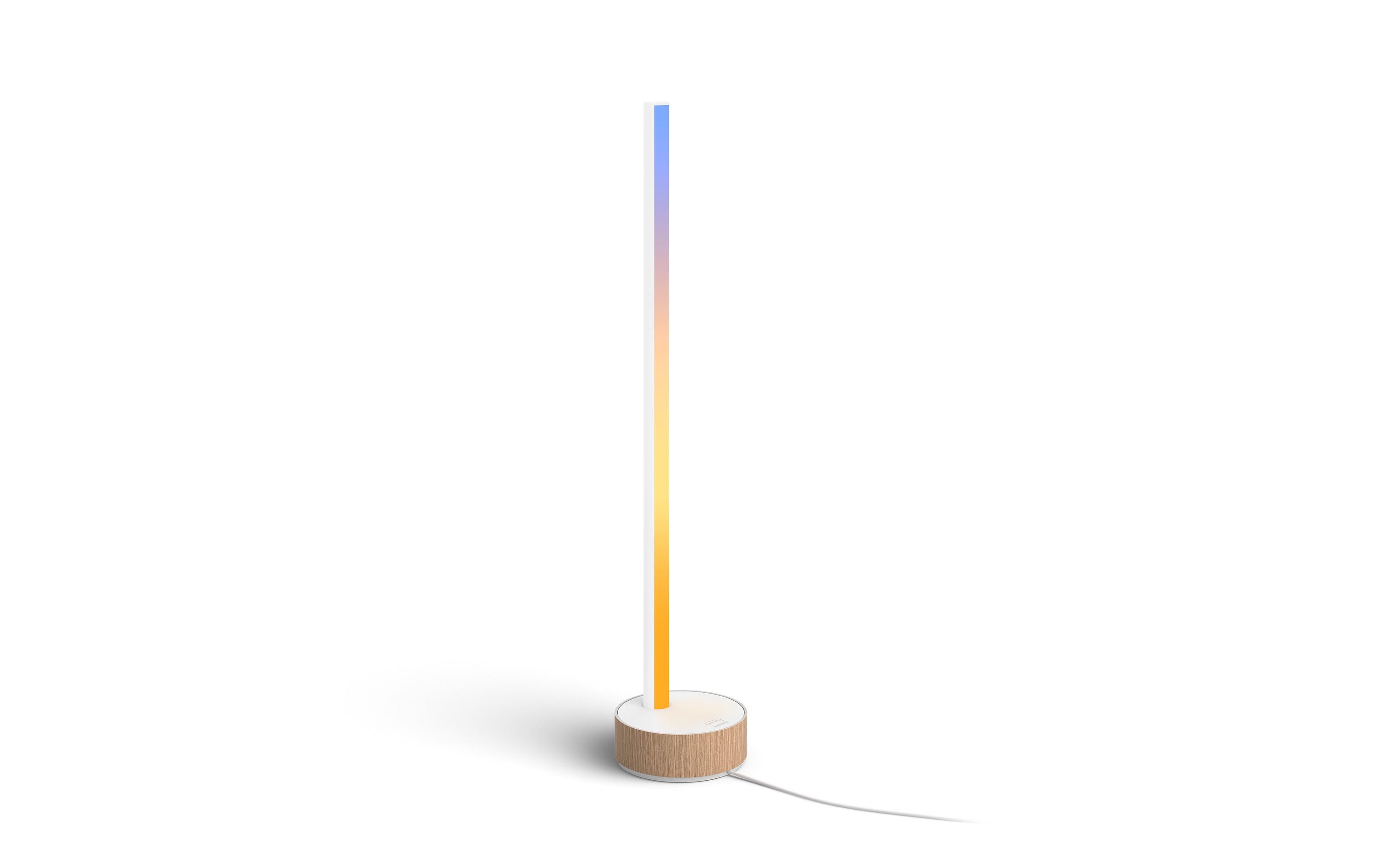Philips Hue Gradient Tischl. Signe Oak weiss