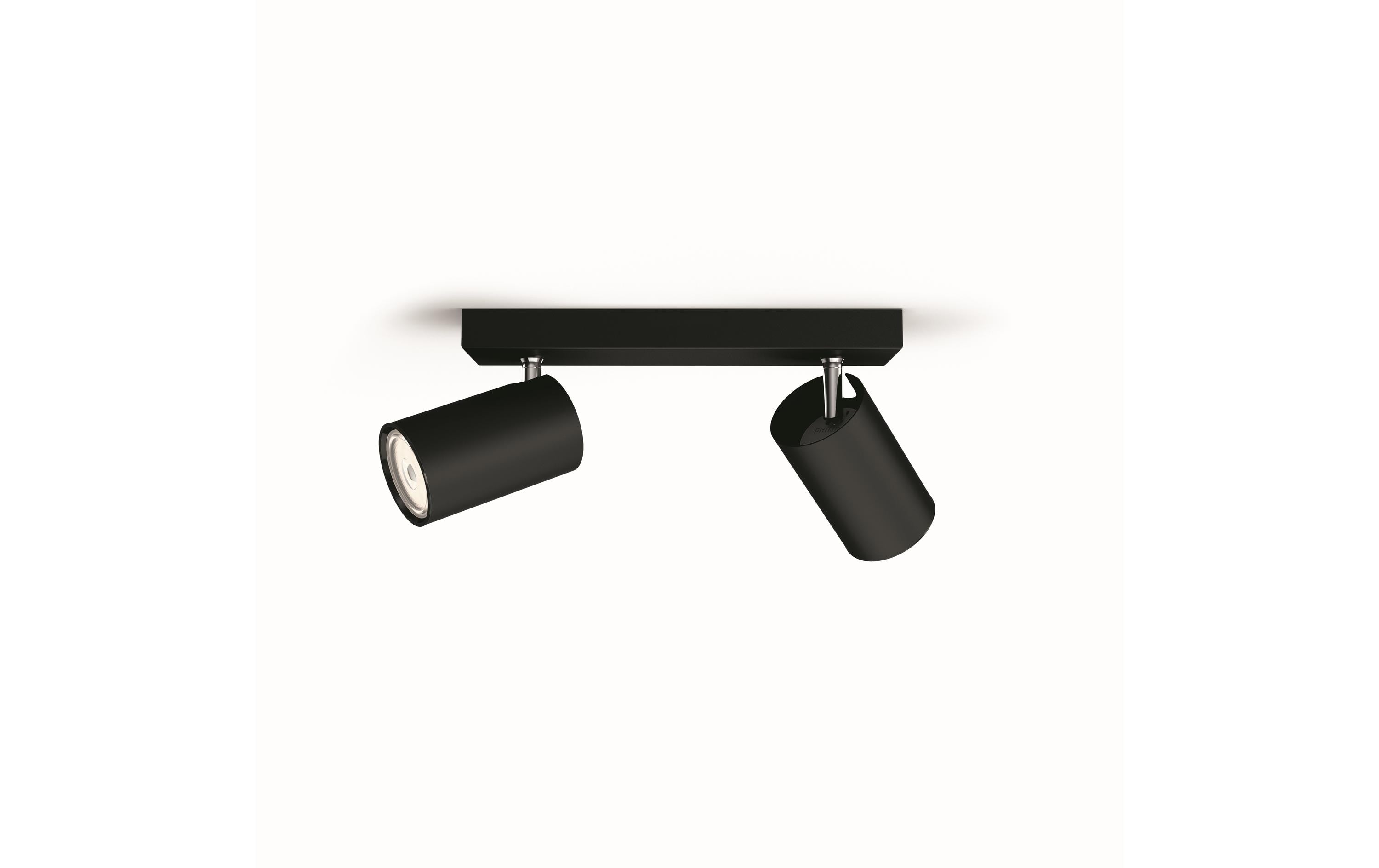 Philips Spot Kosipo GU10, 2x max. 5.5W, schwarz