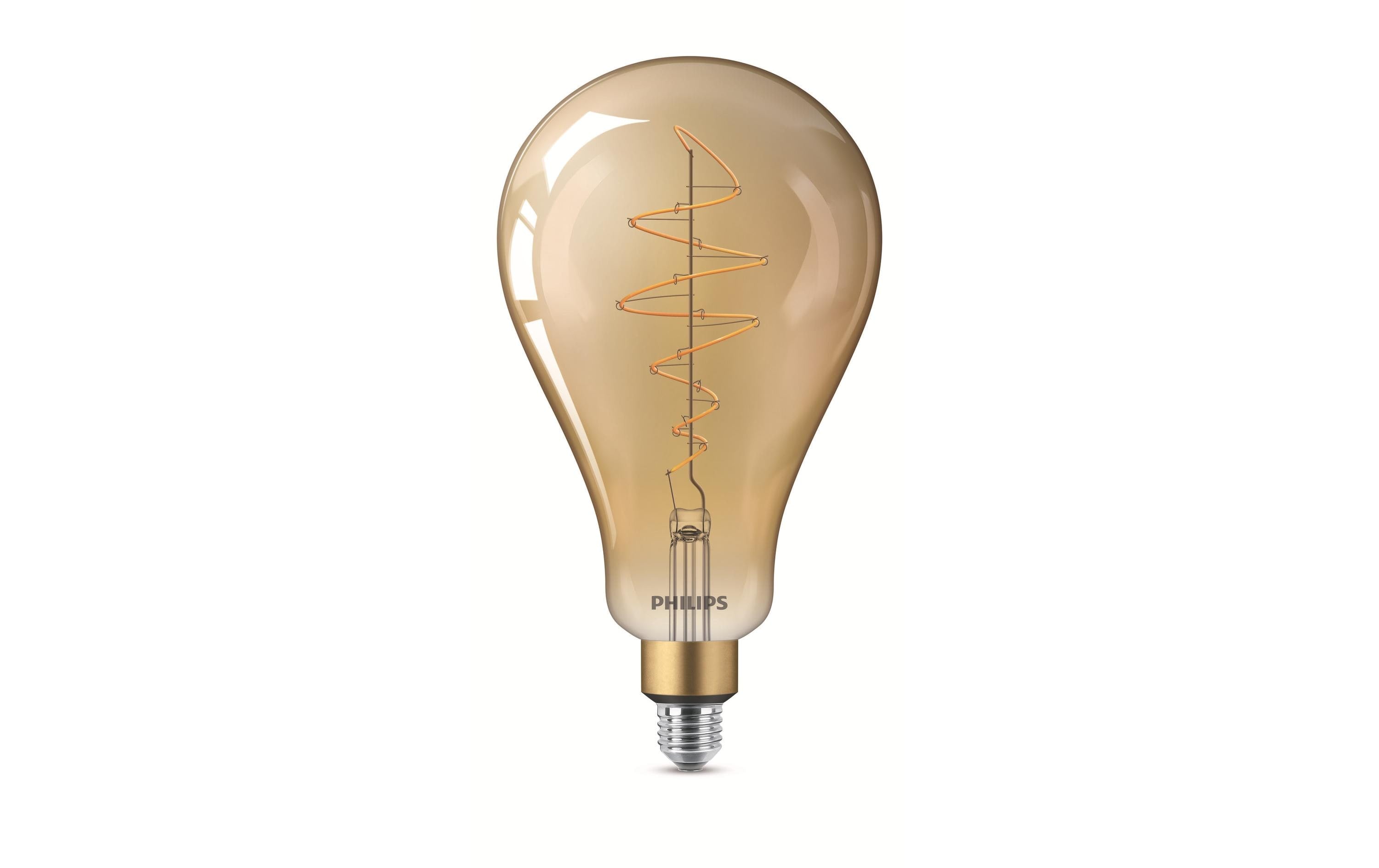Philips LED Giant 40W E27 G160 470lm 2000K DIM, Gold Tönung