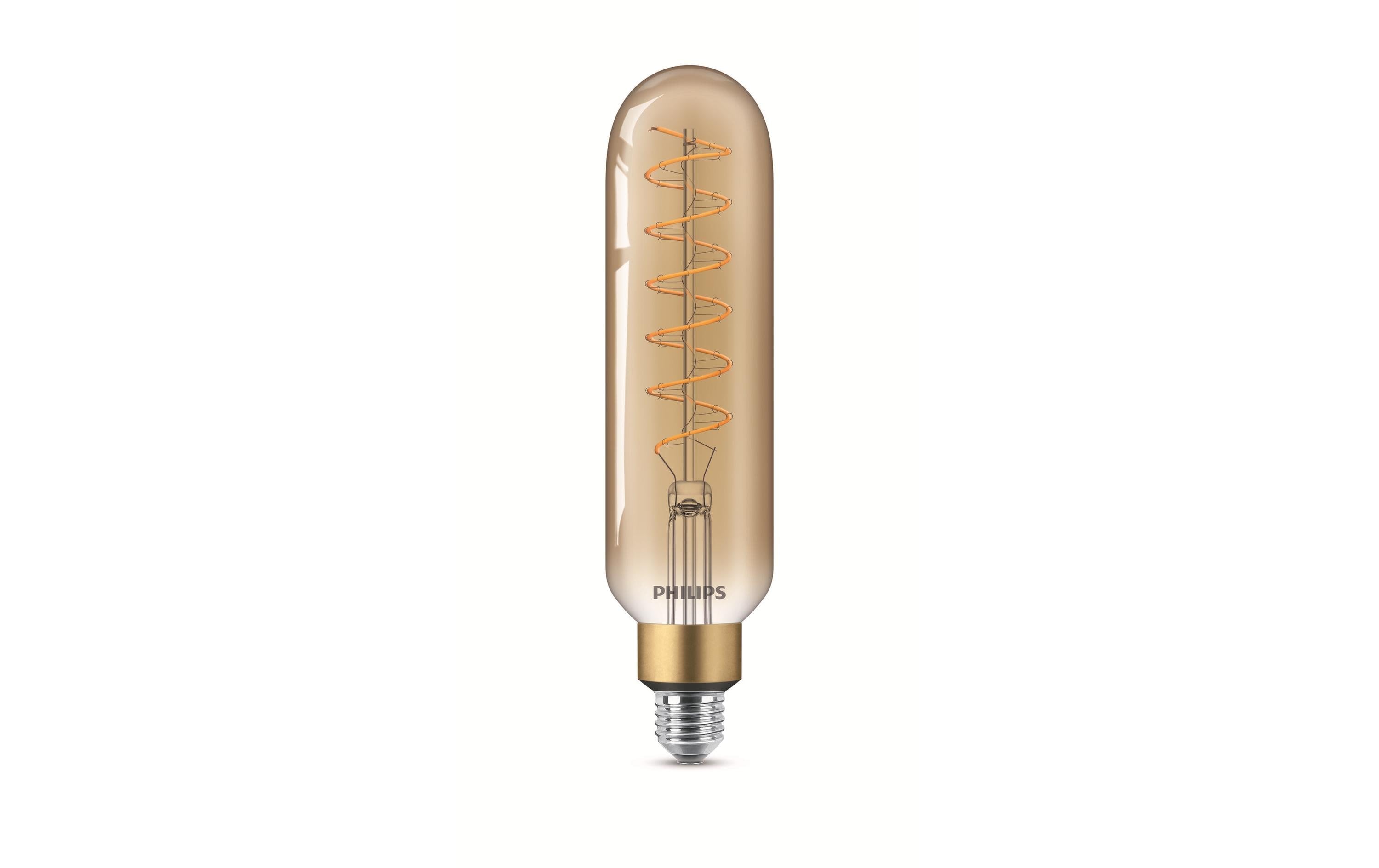 Philips LED Giant 40W E27 T65 470lm 2000K, DIM, Gold Tönung