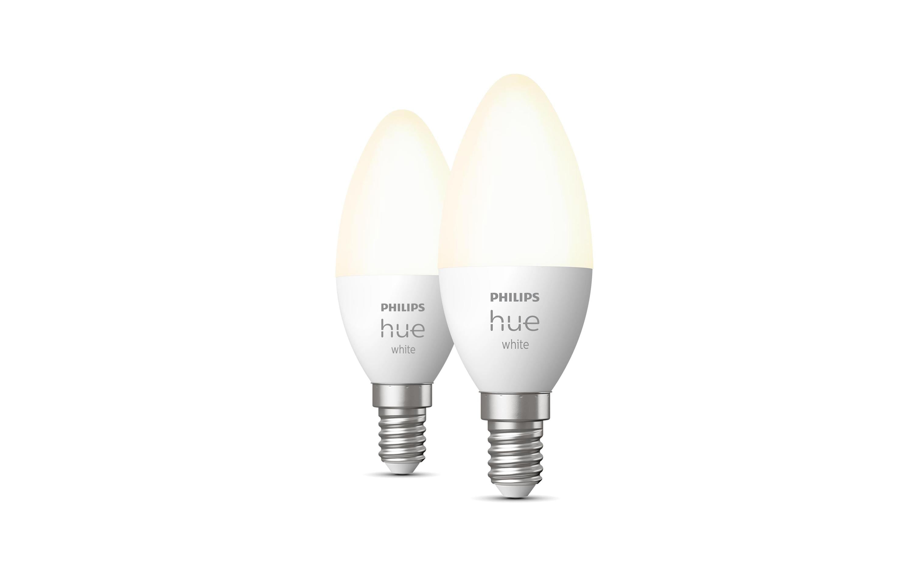 Philips Hue White E14 Doppelpack 2x470lm 2x E14, BT