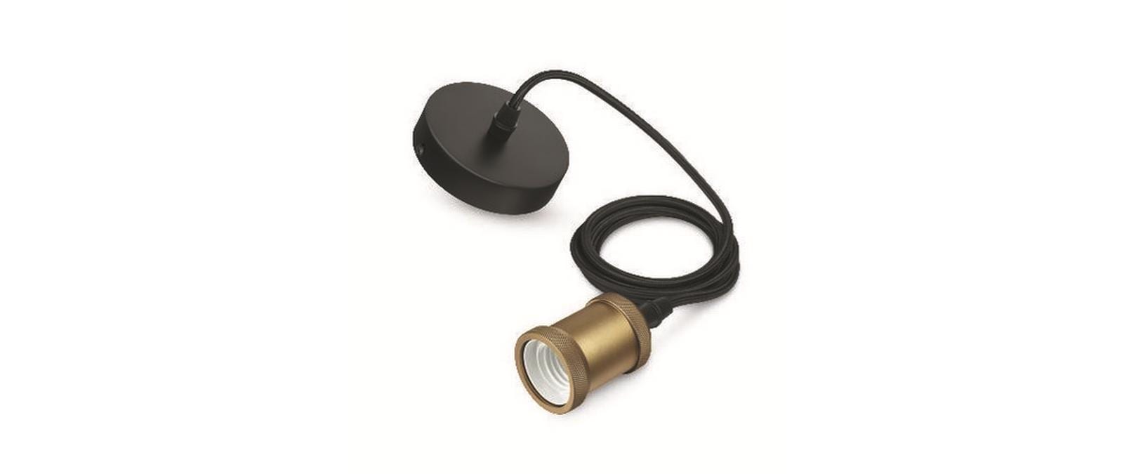 Philips Vintage Schnurpendel E27 Gold, max 40W