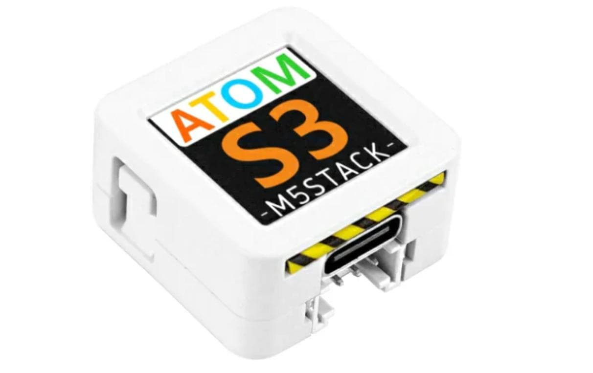 M5Stack AtomS3 ESP32-S3 Dev.Kit Development Kit, USB-C, 0.85-inch Screen