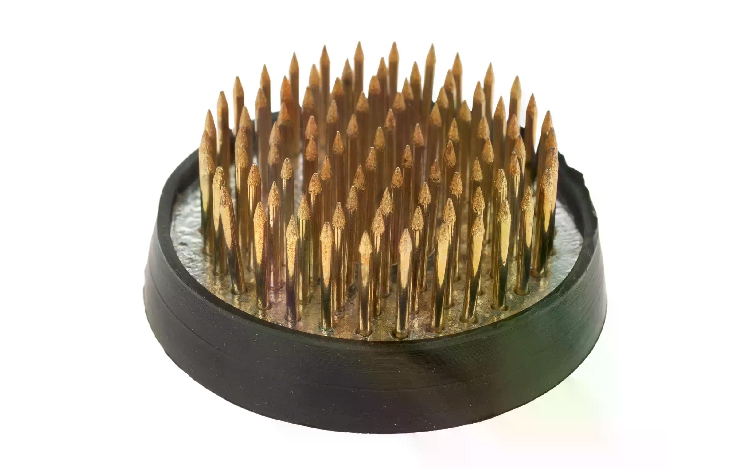 Opiflor Steckigel, Schwarz-Gold D: 4 cm, Messing