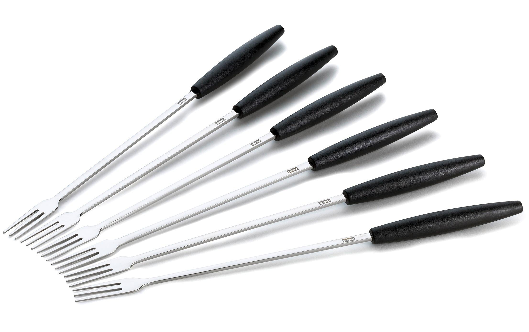 Stöckli Käsefonduegabeln Alpine Packung à 6 Stück, 29 cm lang