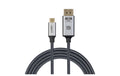 onit 8K-Videokabel C-DP schwarz/grau 3m 8K@60Hz / 32.4Gbps / bidirektional