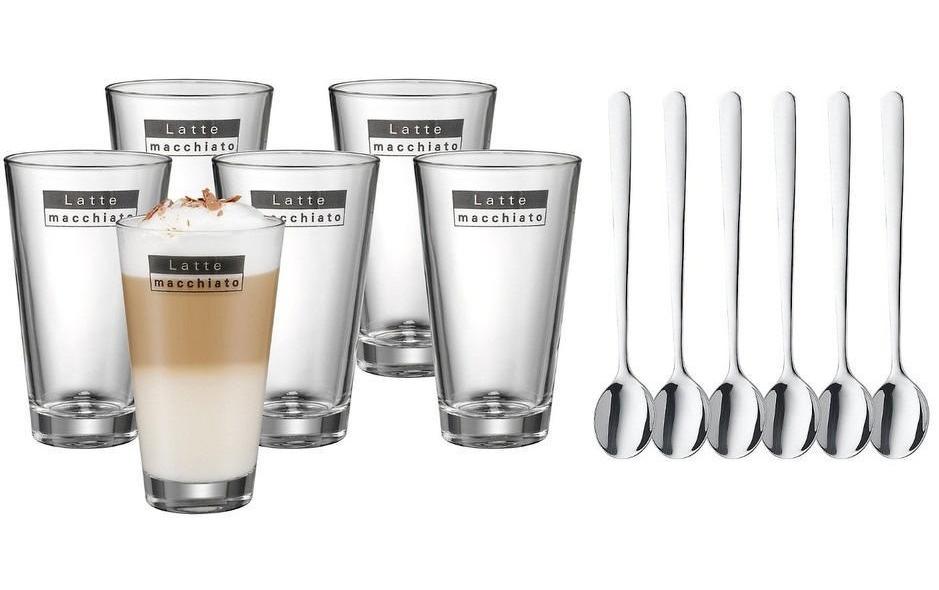 WMF Latte Macchiato 6er Set Clever & More inklusive Löffel