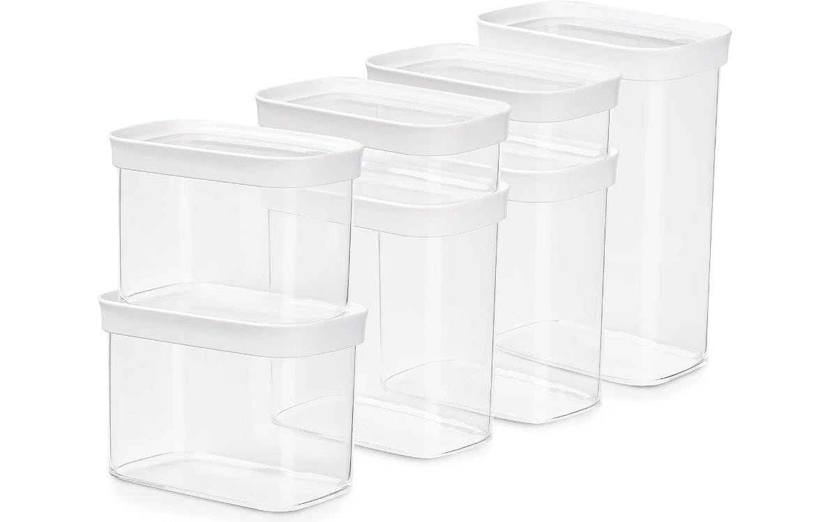 Emsa Dose Optima 7er Set 2x0.45, 2x1, 2x1.6, 2.2  Liter