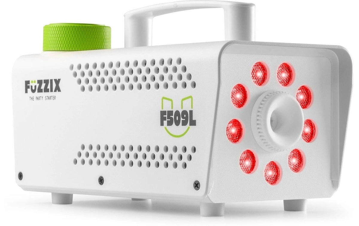 Fuzzix F509LW Nebelmaschine mit 9 LEDs, RGB, weiss