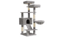 Feandrea Kratzbaum grau/beige 50x45x142cm