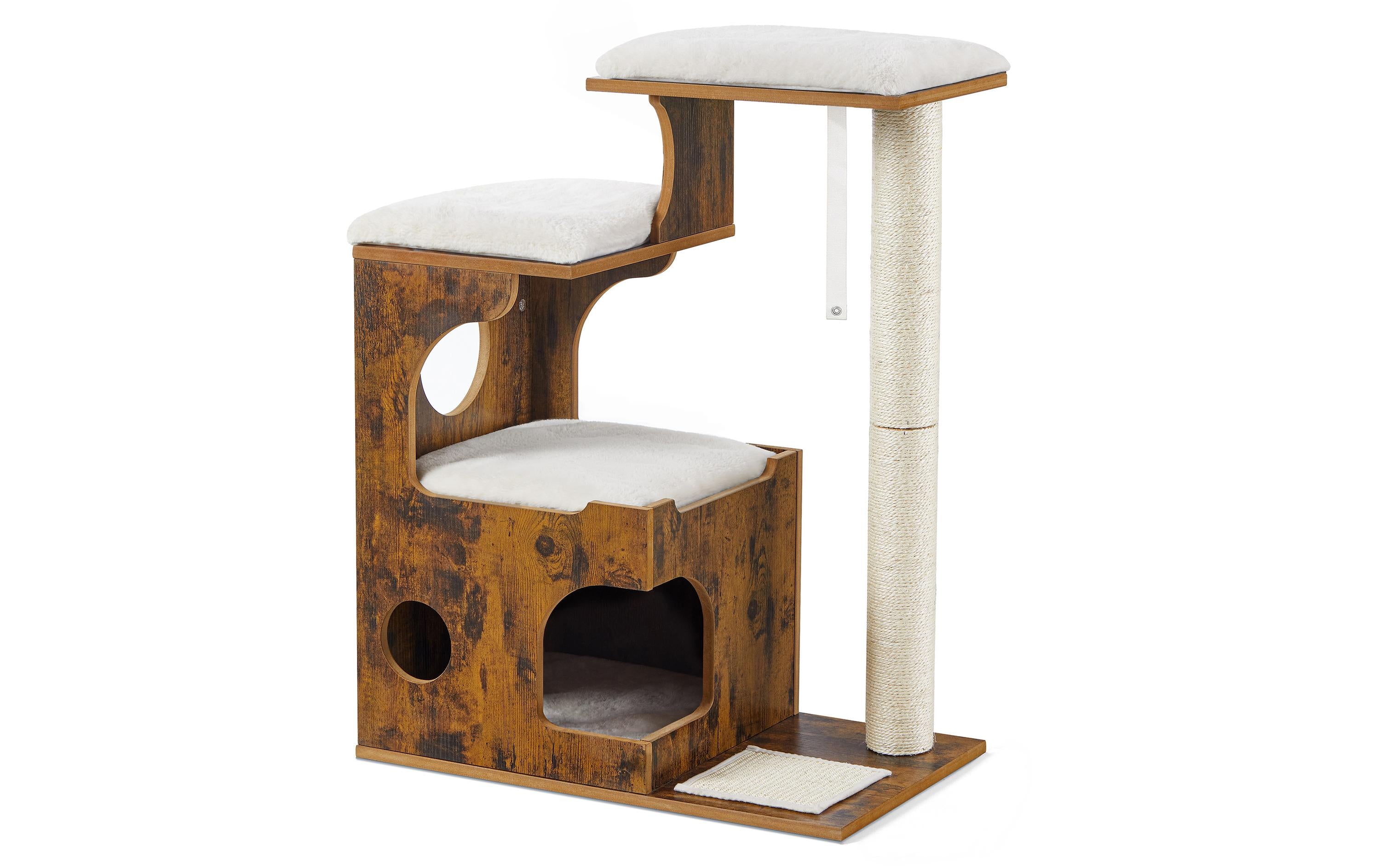 Feandrea Kratzbaum braun/beige 66x42x88cm