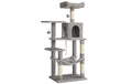 Feandrea Kratzbaum grau/beige 55x45x143cm