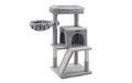 Feandrea Kratzbaum grau/beige 48x48x96cm