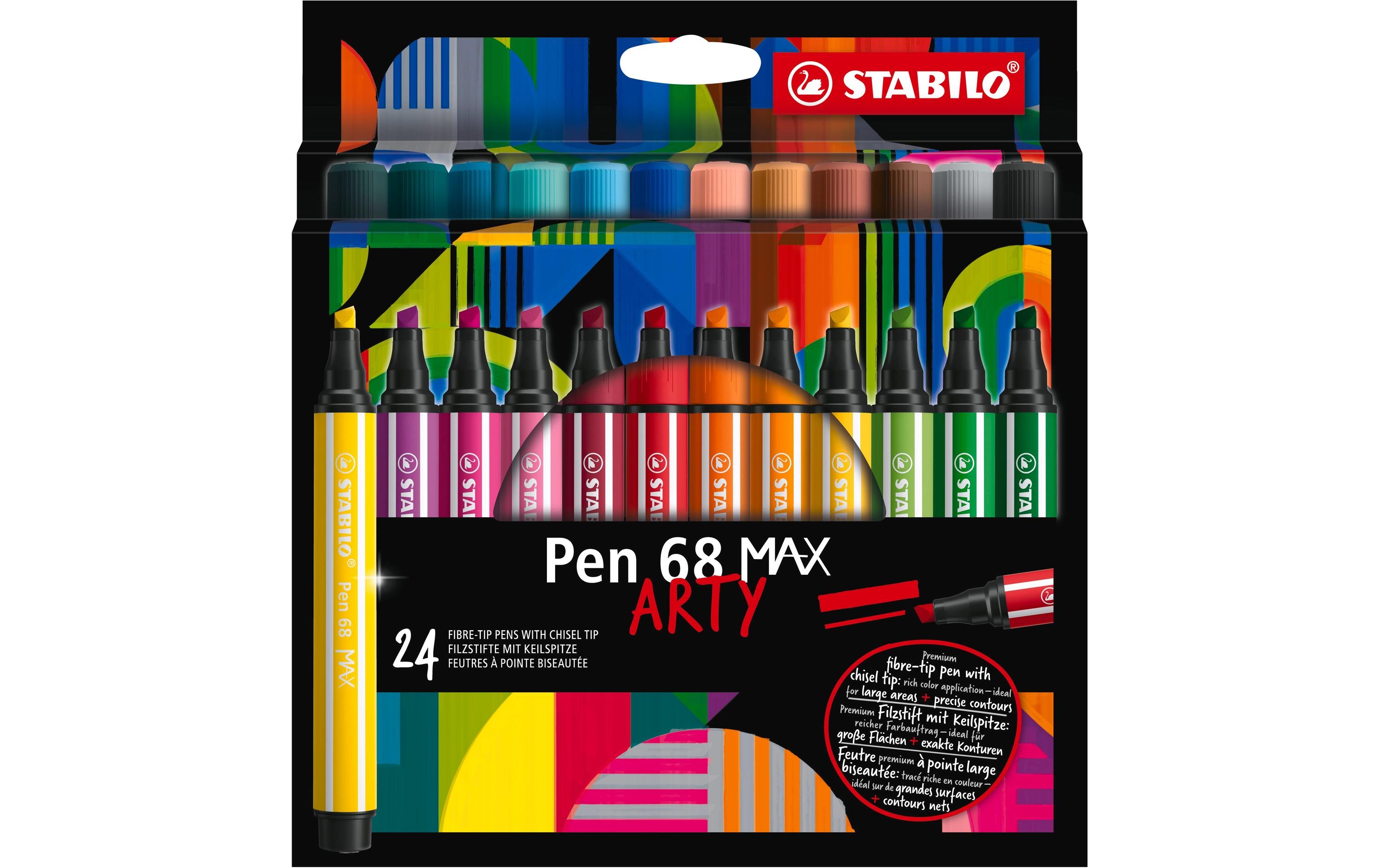 STABILO Pen 68 MAX 24er ARTY Pen 68 MAX 24er ARTY
