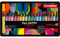 STABILO Pen 68 MAX 20er Met. ARTY Pen 68 MAX 20er Metalletui