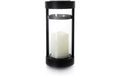 balthasar LED Solar Grablaterne Arimo weiss LED ww, 120 x 260 x 120mm, exkl. 1x AA