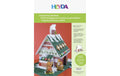 Heyda Knusperhaus Bastel-Set A4, weisser Karton, farbige Figuren