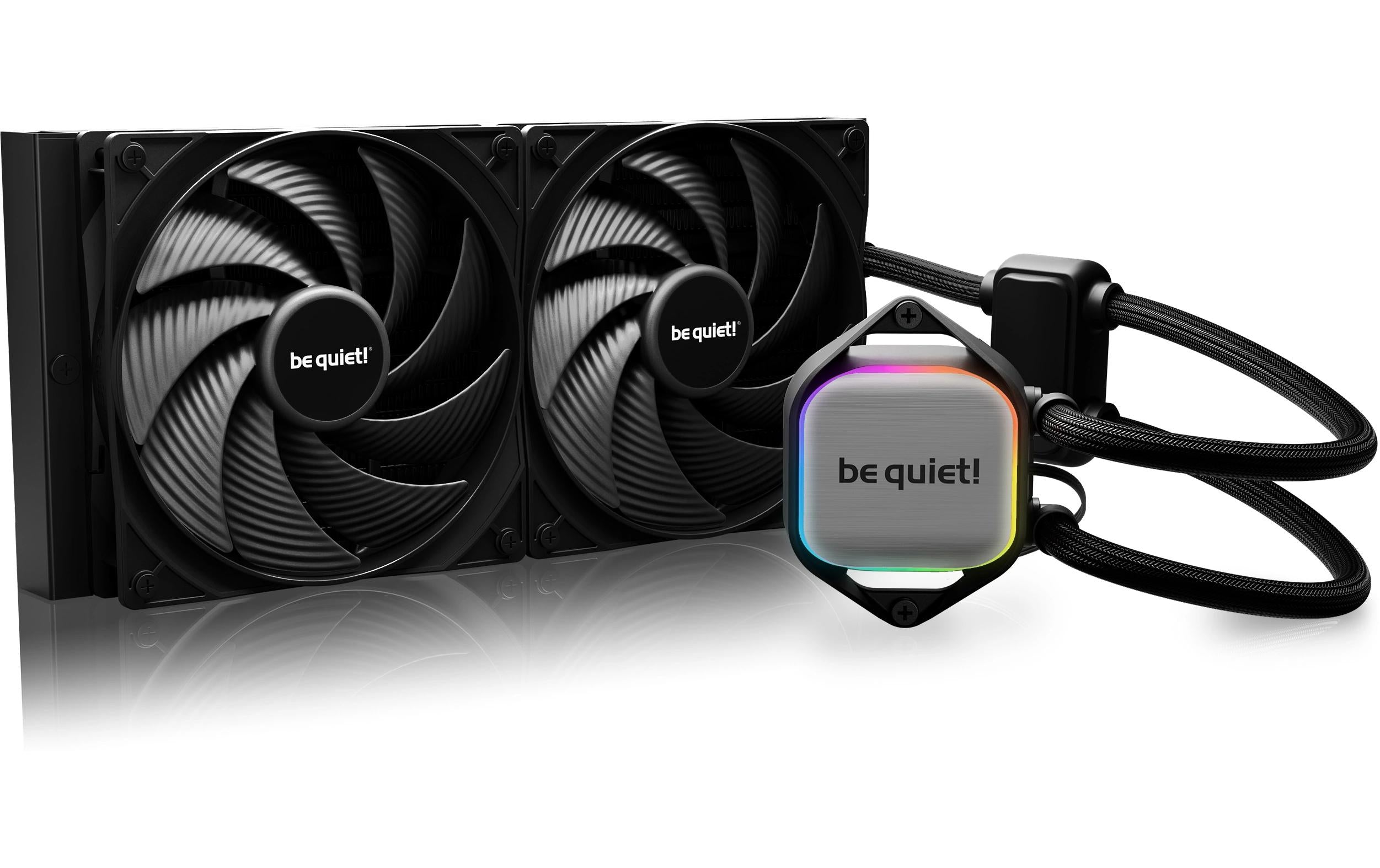 Wasserkühler be quiet! Pure Loop 2 280mm kompatibel zu Intel/AMD, 2x 140mm Radiator