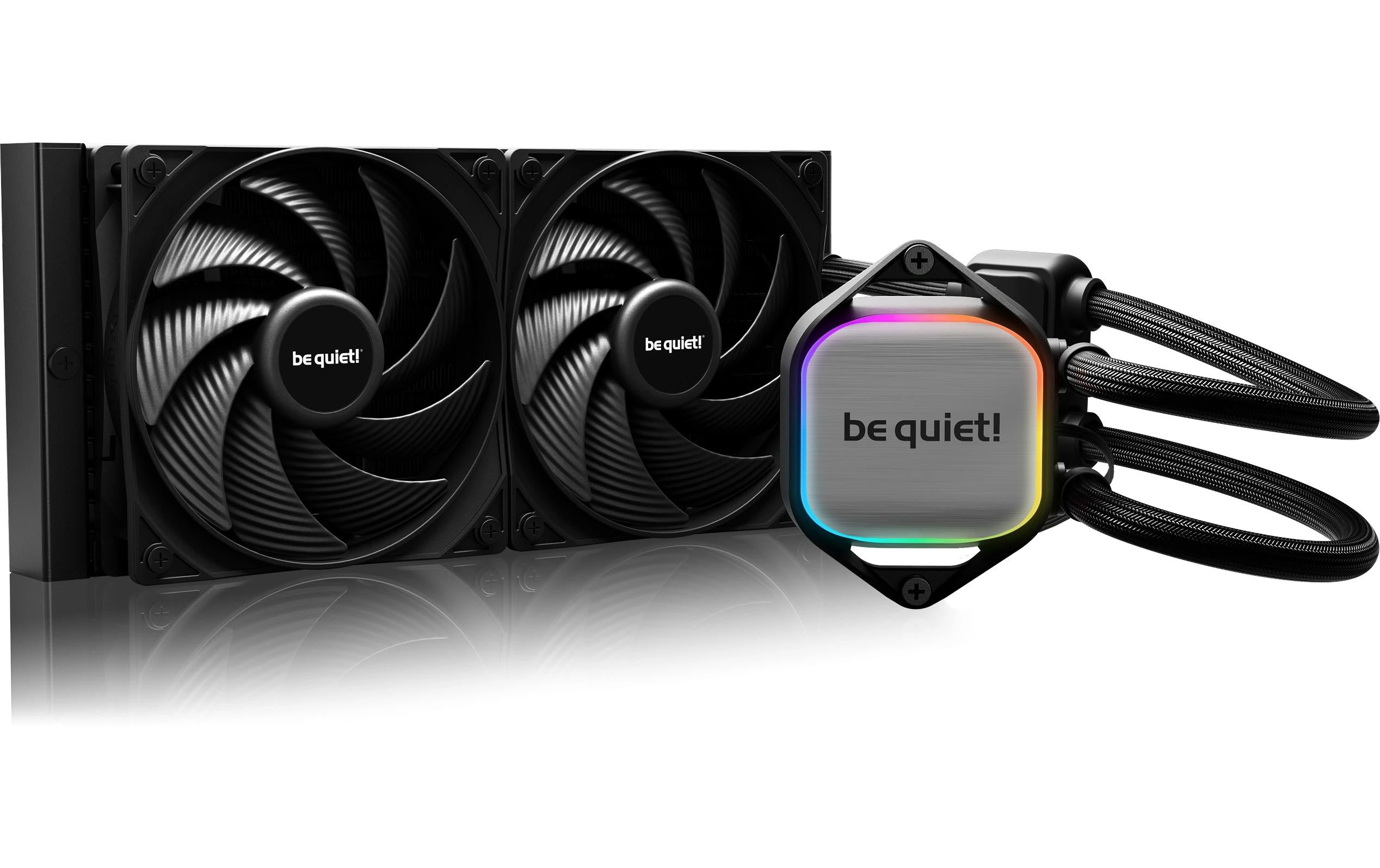 Wasserkühler be quiet! Pure Loop 2 240mm kompatibel zu Intel/AMD, 2x 120mm Radiator