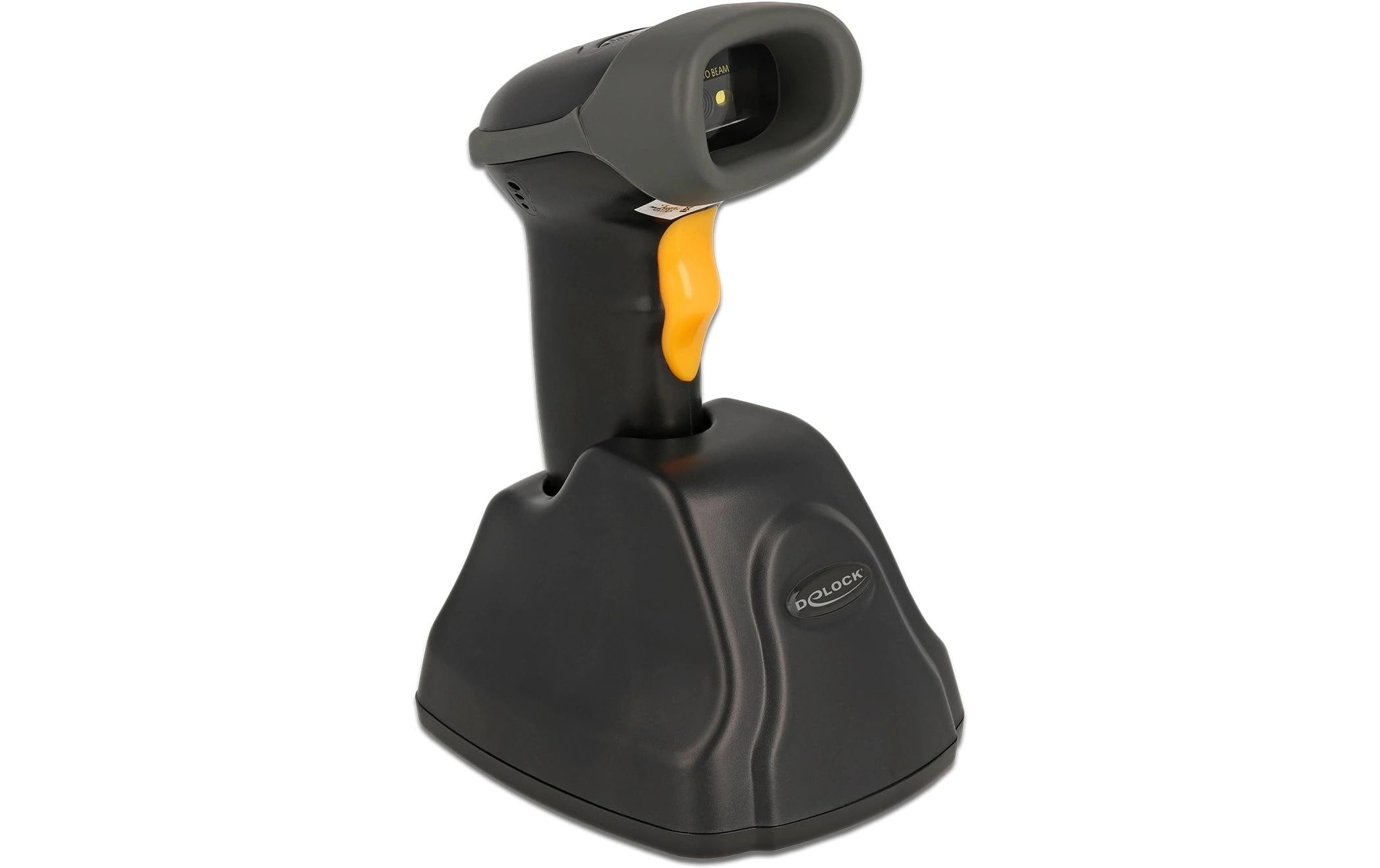 Delock 2,4 GHz Barcode Scanner 1D und 2D mit Ladestation - Mehrsprachig