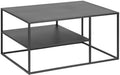 AC Design Couchtisch Newton Stahl, 90x60x45 cm, Schwarz