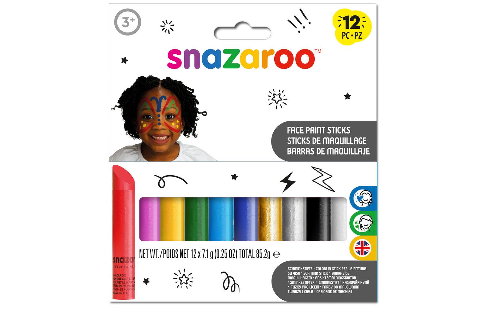 Snazaroo Schminkstifte Set 12 Stk