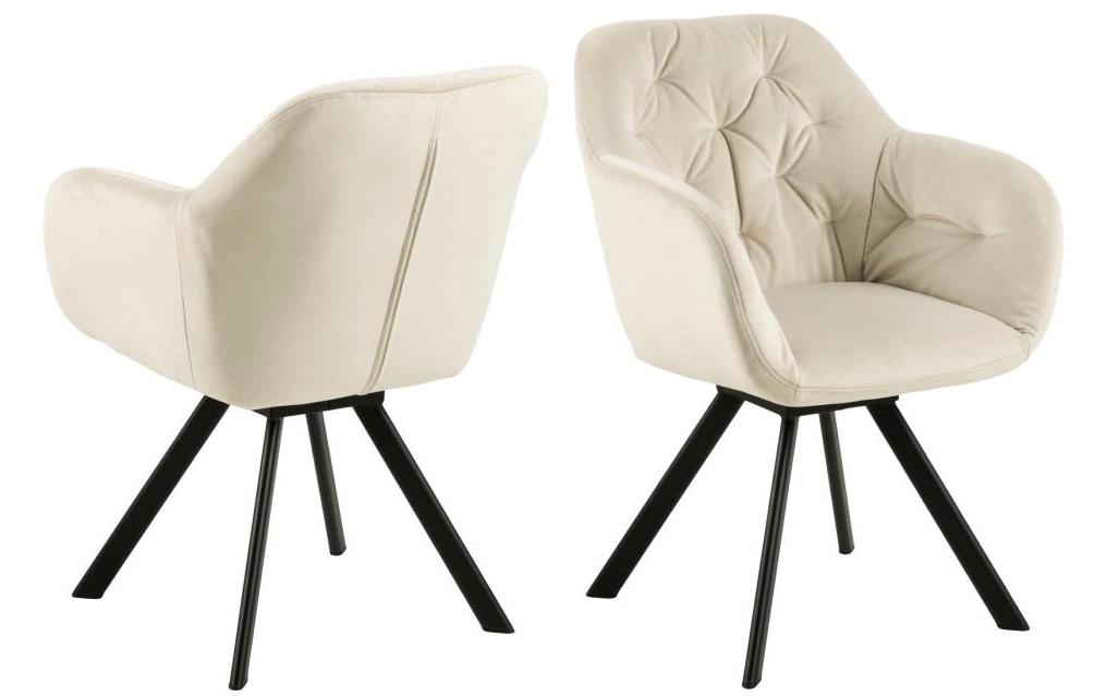 AC Design Esszimmerstuhl Lola Stahl, 57.5x61.5x81.5, Sand