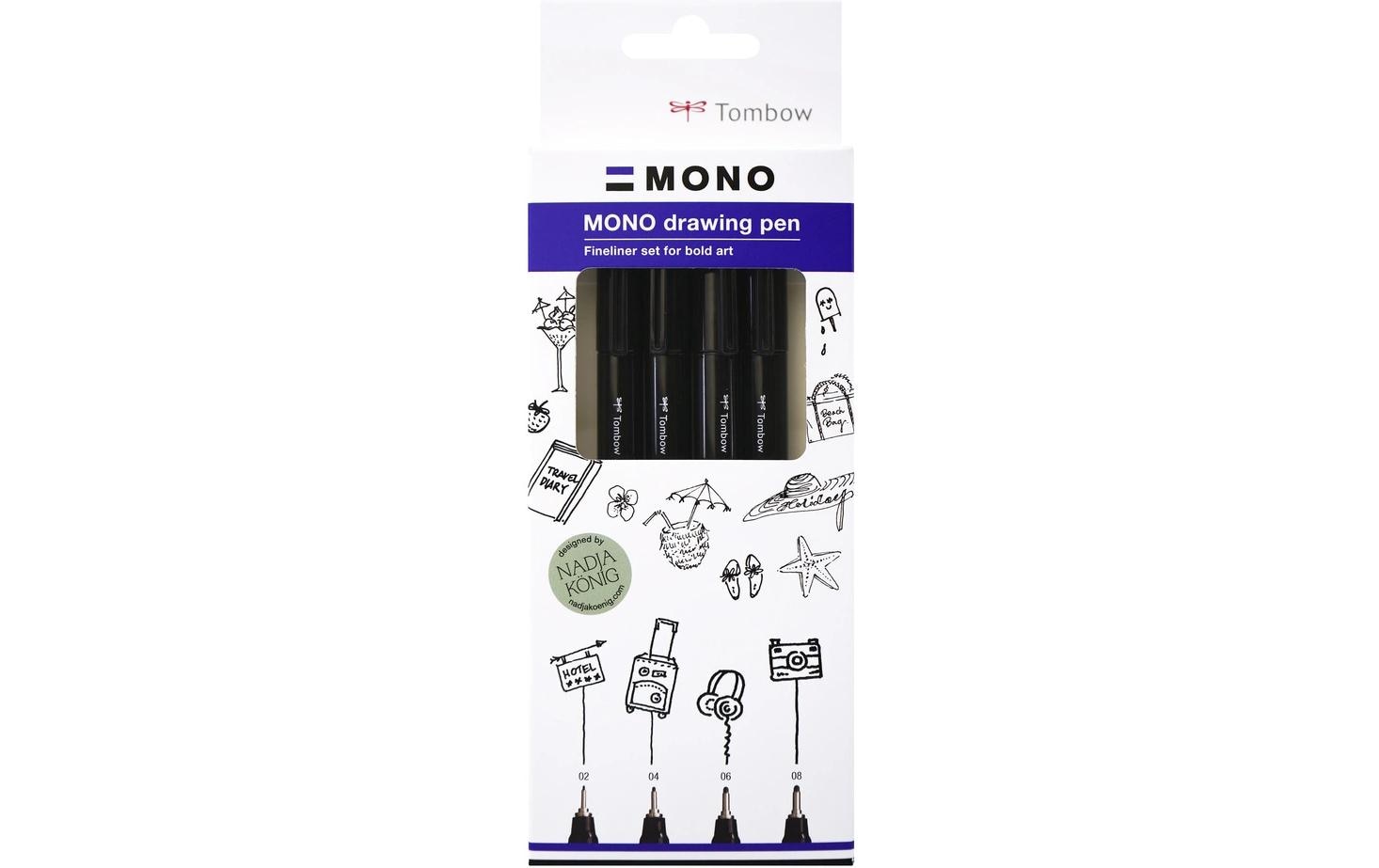 TOMBOW  MONO drawing pen Set Bold MONO drawing pen