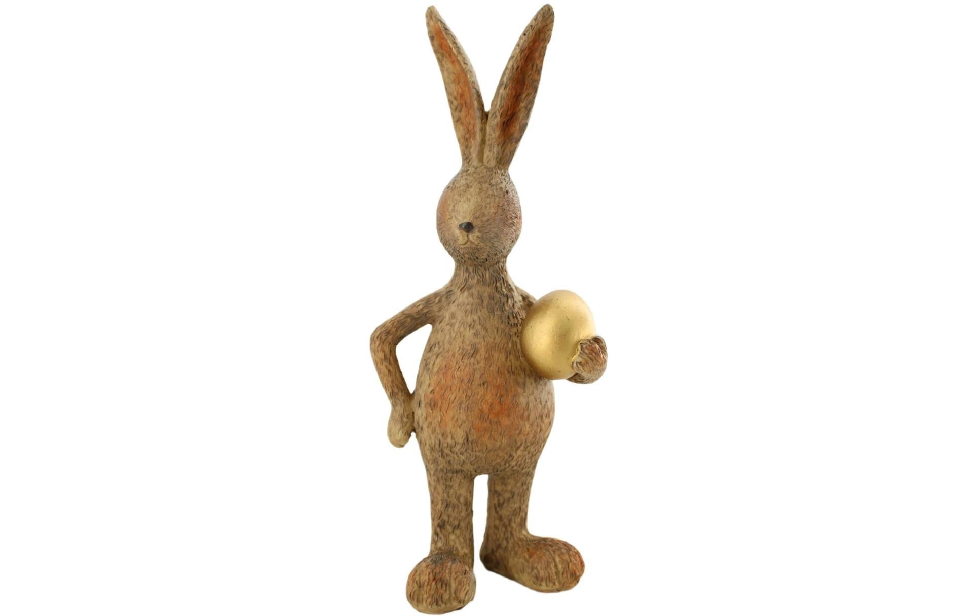 Chalet Dekofigur Osterhase Grösse: 10x10x27cm, Polyresin
