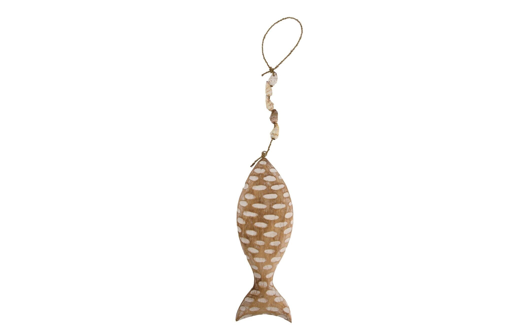 Chalet Deko Fisch Grösse: 39x14x2,5cm, Birke