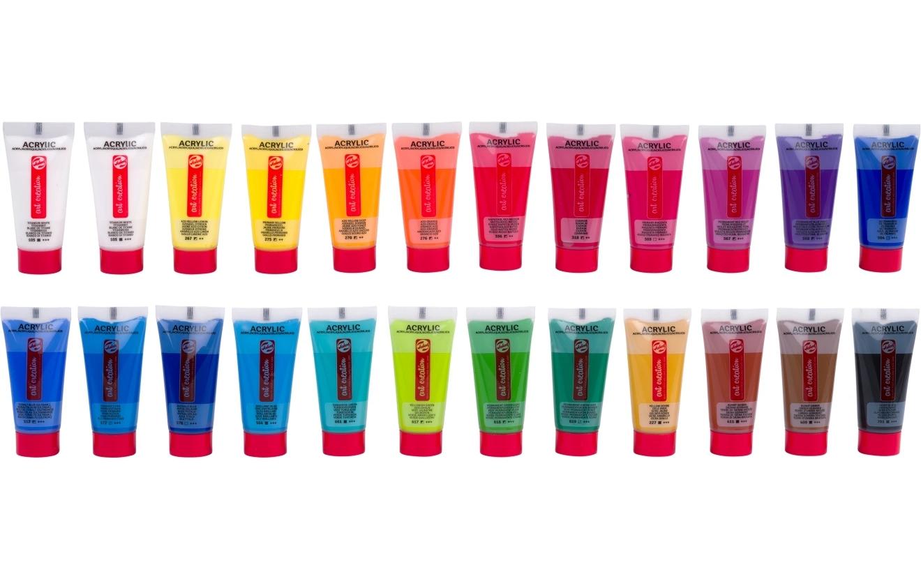 Talens Acrylfarbe 24er Set 24 Tuben à 12 ml